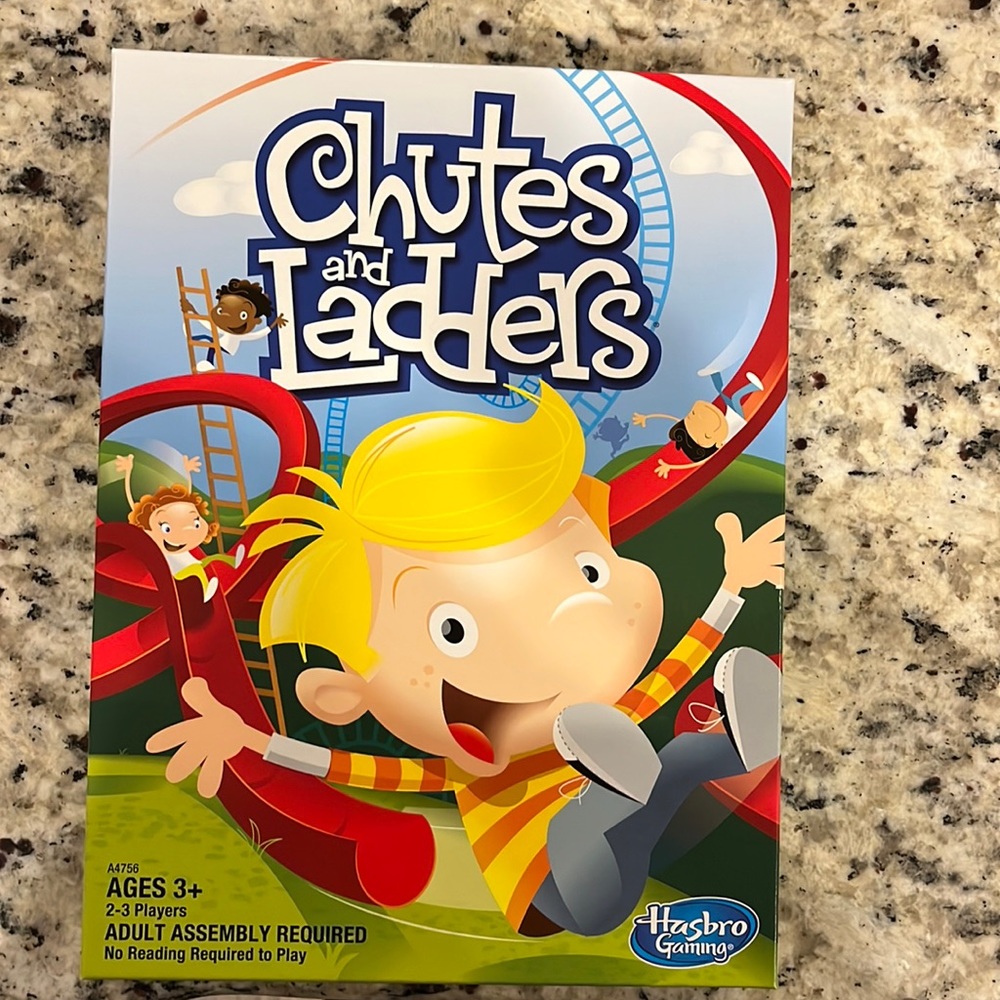 Brand New Chutes and Ladders Classic Family Board Game